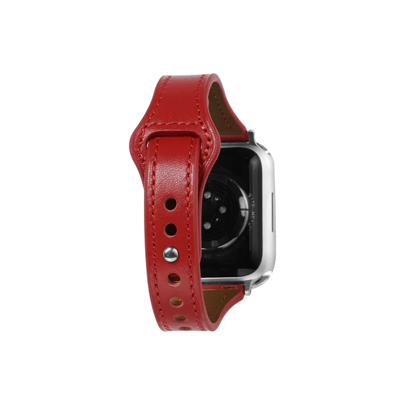 SHIRUI Small Round Pendant Accessories Genuine Leather Strap Watch Bands 38/40/45/ Unisex-16