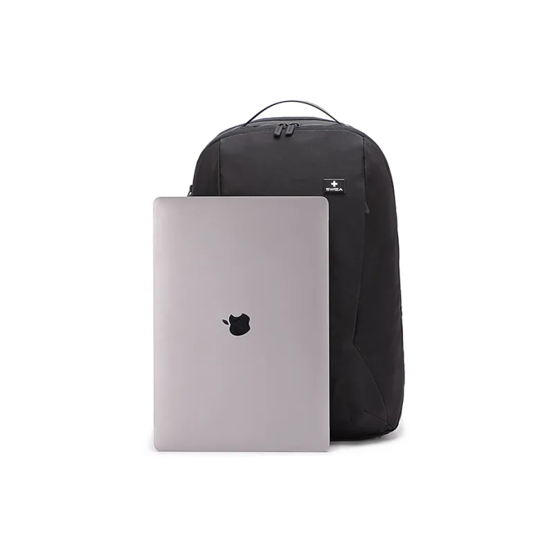 SWIZA Polyamide Travel Bag Students Laptop Bag Backpack Regular Unisex Classic Black-1