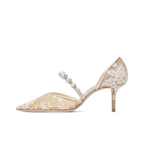 Jimmy Choo High Heels Women's Ivory White