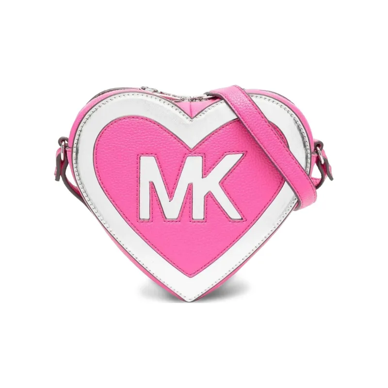MICHAEL KORS Polyurethane Shoulder Bag Kids' Pink & Silver-0