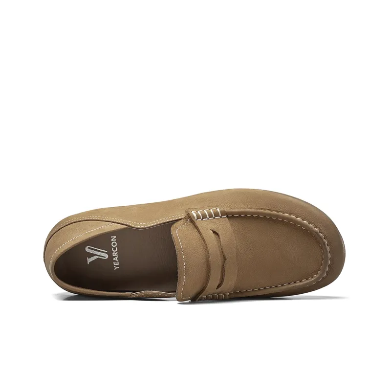 YEARCON Loafers Men Khaki-10