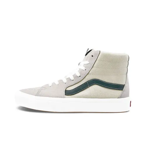 Vans SK8 Skateboard Shoes Unisex High-Top Gray/Green