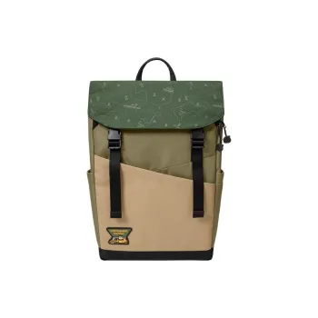 Tomtoc Jiasu Industrial, Collaboration Polyester Backpack Medium Size Men's Unit Green