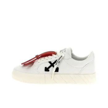OFF WHITE Low Top Skateboard Shoes Women's White
