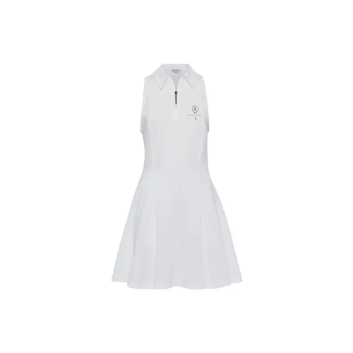 Brunello Cucinelli Sleeveless Dresses Women's White