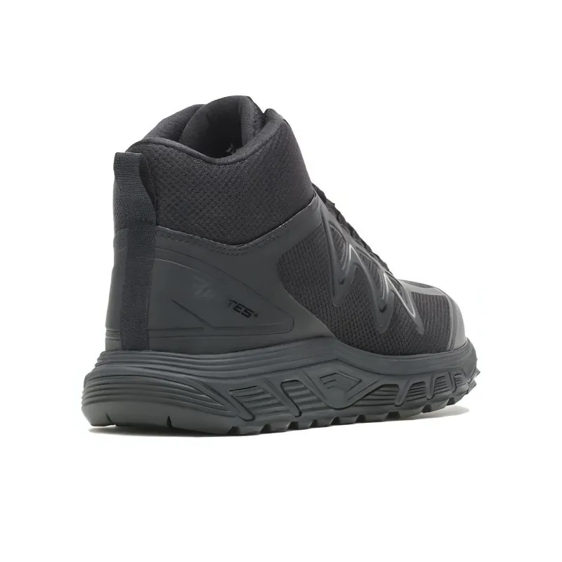 BATES E01040 Cushioning Anti-Slip And Wear-Resistant High-Top Outdoor Shoes Men's Black-3
