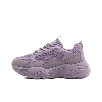 Warrior Trendy Casual Shoes Durable Breathable Lightweight Low Top Chunky Sneakers Women's Purple