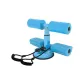 Blue, Dual Rod Single Suction Cup+Resistance Band