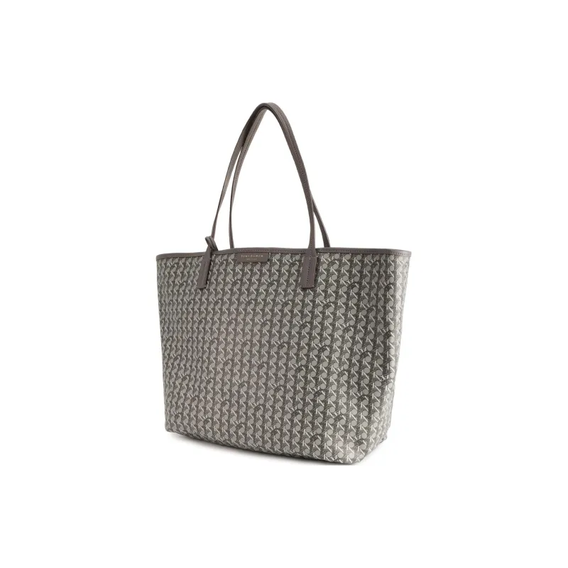 TORY BURCH Ever-Ready Series Coated Canvas Combo Bag Tote Bag Shopping Bag Handbag Shoulder Bag Women's Graphite Gray-2
