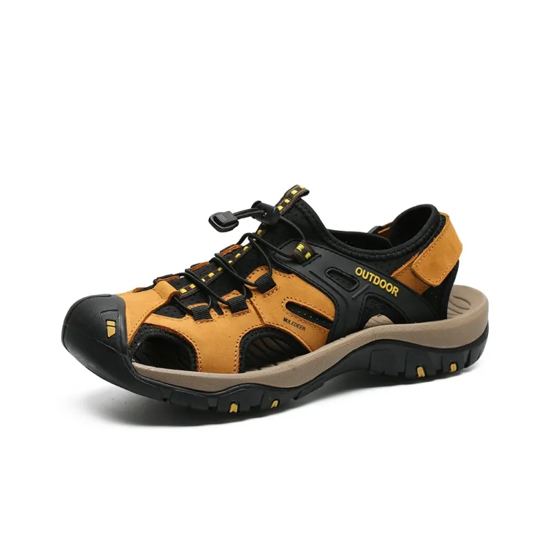 Black tailed Deer Beach Sandals Men's-1