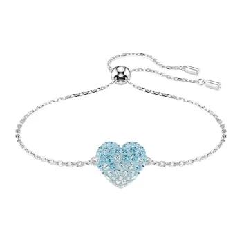 Swarovski Rhodium Plated Faux Crystal Bracelets Women's Blue
