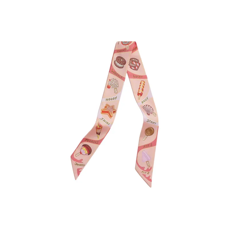 HERMES Silk Scarves Women's Pink-0