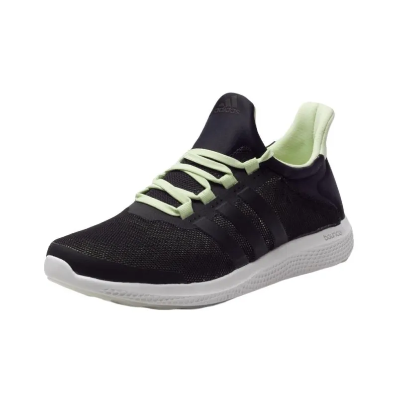 Adidas Bounce Cushioning Wear Resistant Low Top Running Shoes Women's Black-2