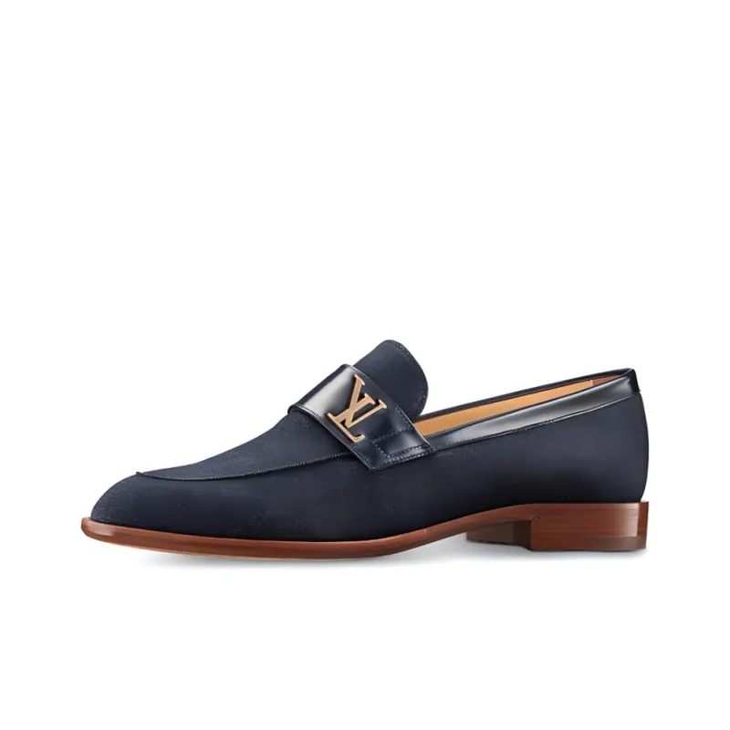 LOUIS VUITTON Saint Germain Casual Shoes Men's Black-0