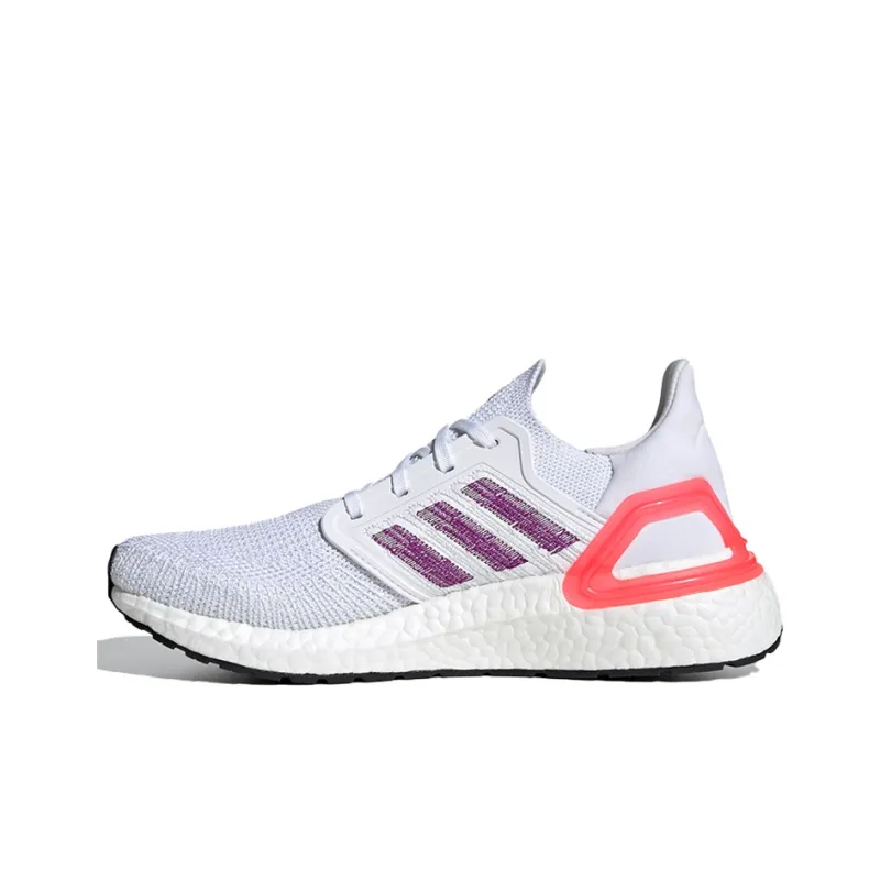 Adidas UltraBoost 20 'White Shock Red' Women's-0