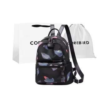 CORE BIRD Oxford Backpack Regular Unisex Red Feather/Graffiti Style/Starry Sky/Cottonwood/Hot Air Balloon
