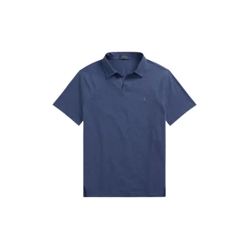 Polo Ralph Lauren Polo Shirts Men Elegant Dark Blue