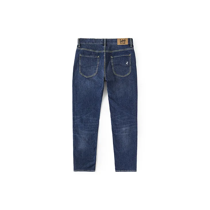 Lee Little Liu Duck Co branded Model Jeans Men Medium Dark Blue-1