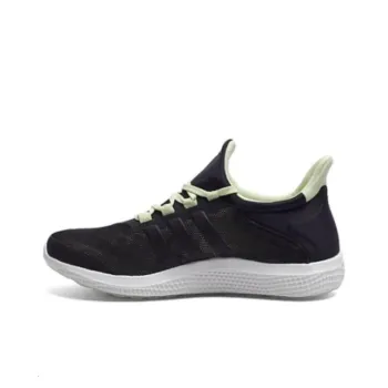Adidas Bounce Cushioning Wear Resistant Low Top Running Shoes Women's Black
