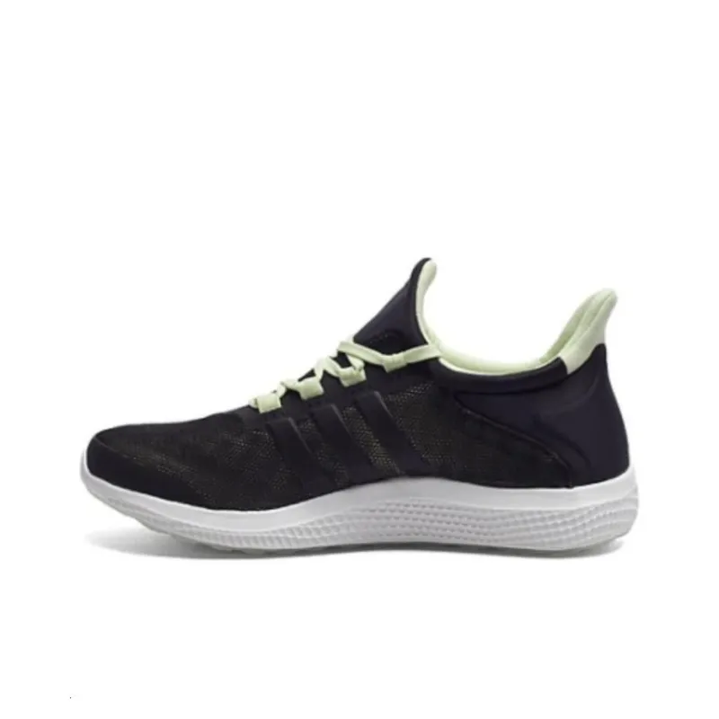 Adidas Bounce Cushioning Wear Resistant Low Top Running Shoes Women's Black-0