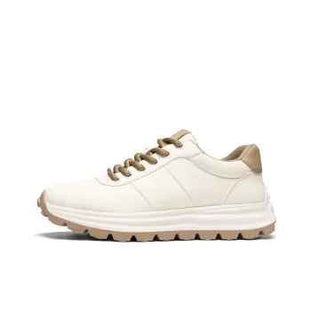 AUSFAMDS Casual Shoes Men Low Top Black/Beige