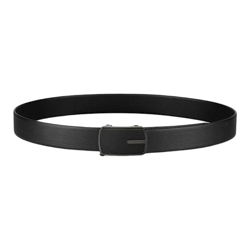 Thereble Top Grain Cow Leather Automatic Buckle Belt Men's Width 3.7CM-2
