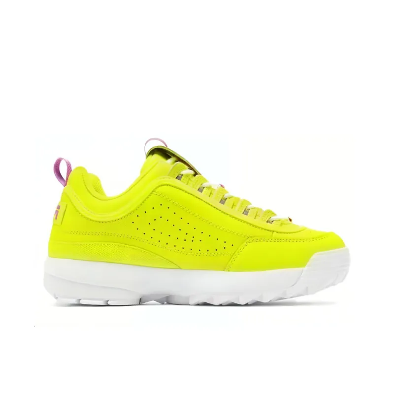 FILA Women's Disruptor 2 Premium 'Yellow Orchid Flower'-1