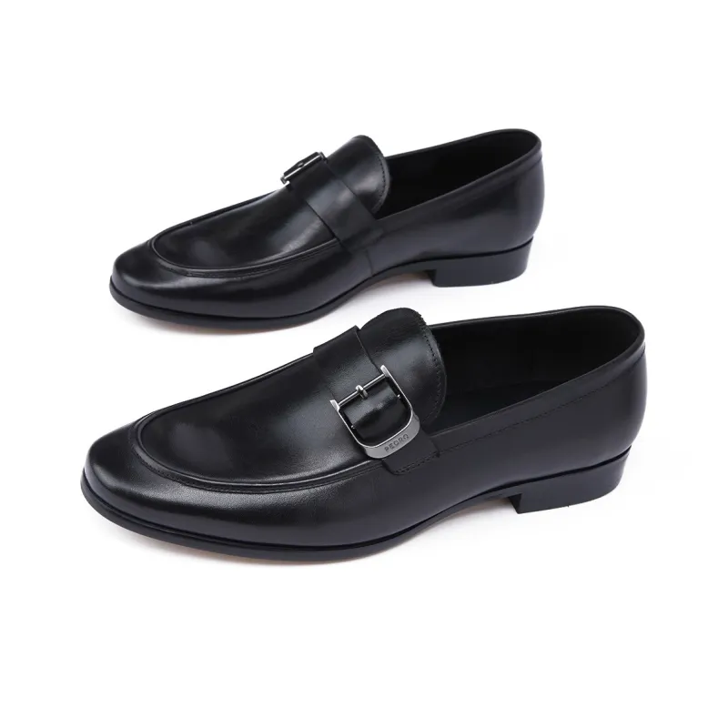 PEDRO Dress Shoes Men Low Top Black/Camel-1