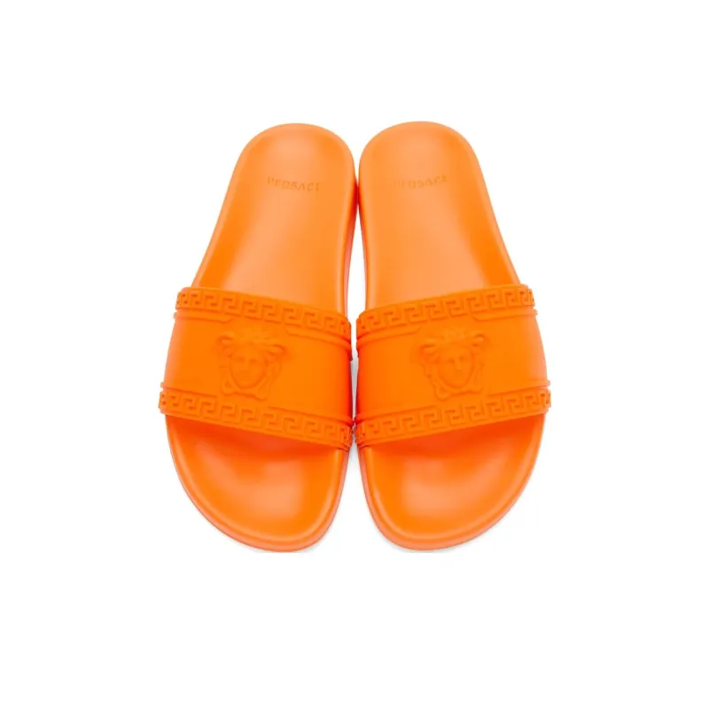 VERSACE Palazzo Medusa Pool Slide 'Tangerine'-4