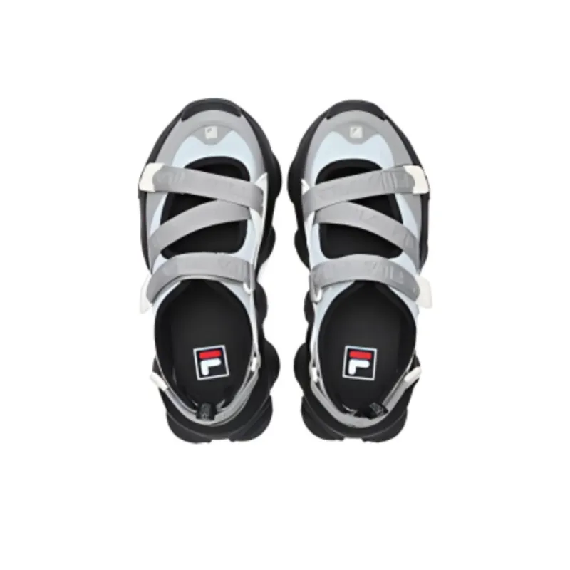 FILA FRAGOLA Breathable Height Increase Beach Sandals Women's Gray-2