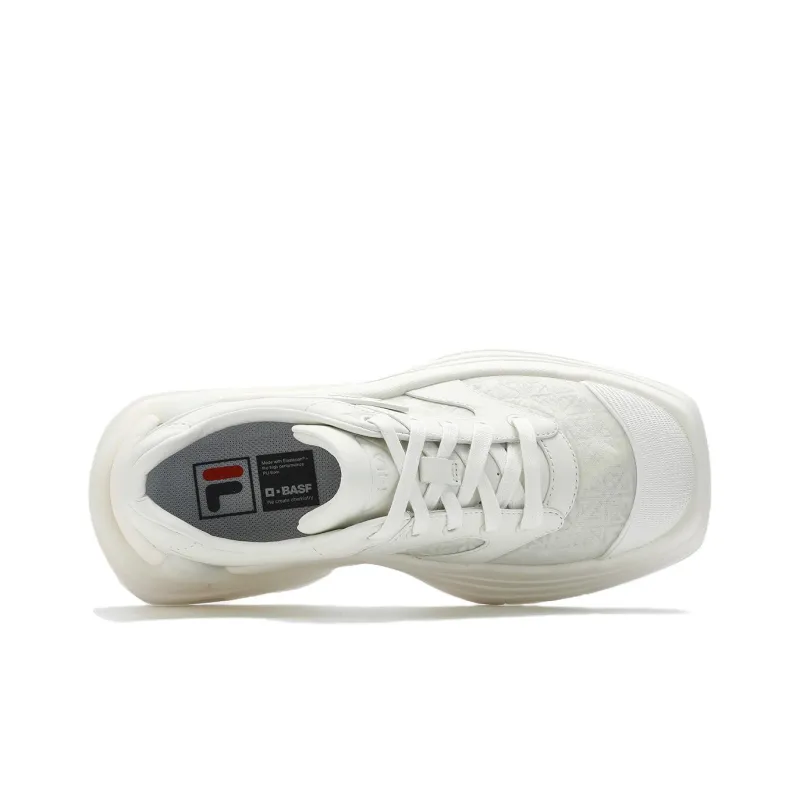 FILA DIVA Slip Resistant Cushioning Low Top Casual Shoes Women's White-1