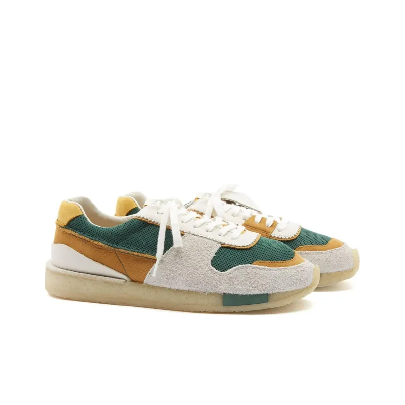 Clarks Originals Low Top Casual Shoes Men's Gray Green-2