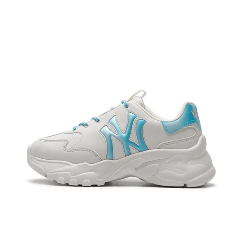 MLB Big Ball Chunky Slip Resistant Low Top Chunky Sneakers Unisex White-0