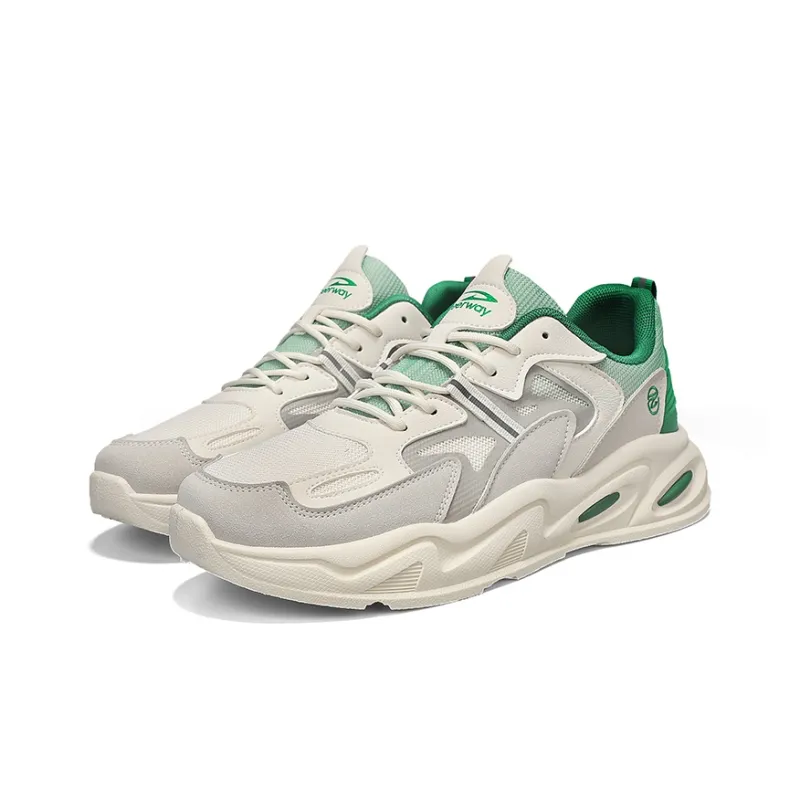DEERWAY Cushioning Breathable Coverage Support Balance Lightweight Height Increasing Low Top Chunky Sneakers Men's-15