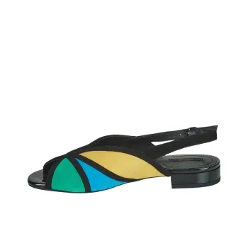 GEOX One Strap Sandals 0.5cm Women's Yellow Blue Green