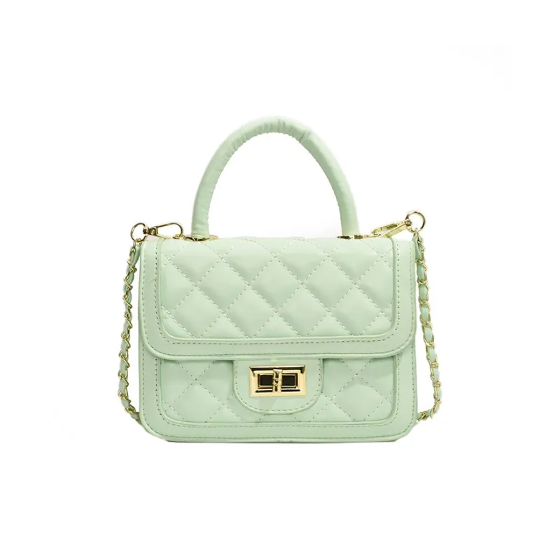 ALOENEY PU Shoulder Bag, Crossbody Bag, Handbag Regular Women's Black/Silver/Green/Pink/White-5