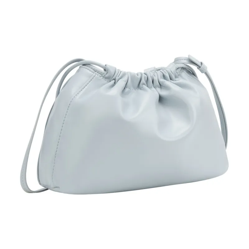CALVIN KLEIN Synthetic Material One Shoulder Crossbody Puff Bag Women's Pearl Blue-2