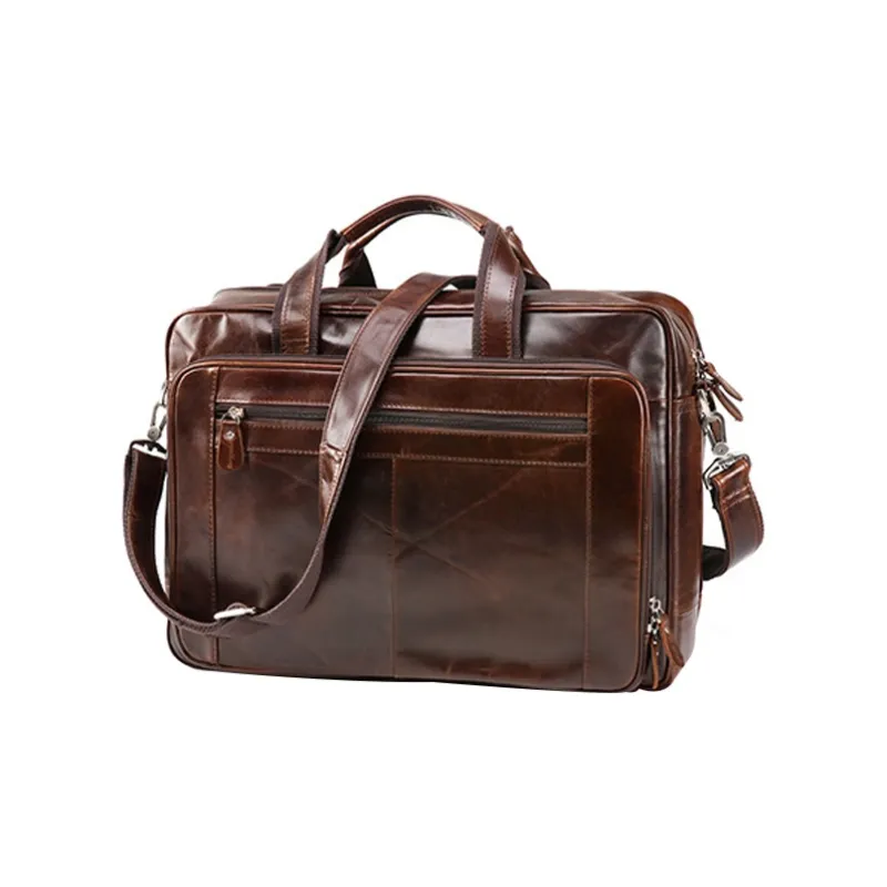 CMLZIUA Top Grain Cow Leather Crossbody Handbags Regular Men's-9