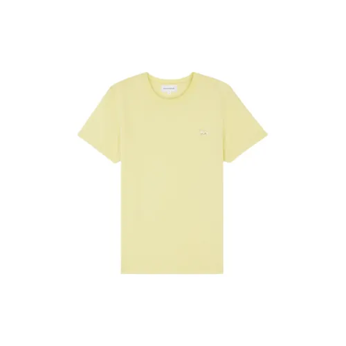 Maison Kitsune BABY FOX Series T-Shirts Women's Yellow