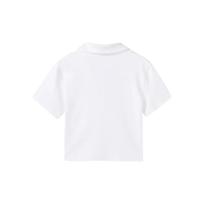 Nike Sportswear Essential Women's Short-Sleeve Polo Top White-1