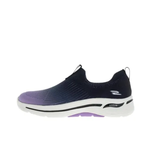 Skechers Go Walk Arch Fit Running Shoes Women's Low-Top Purple