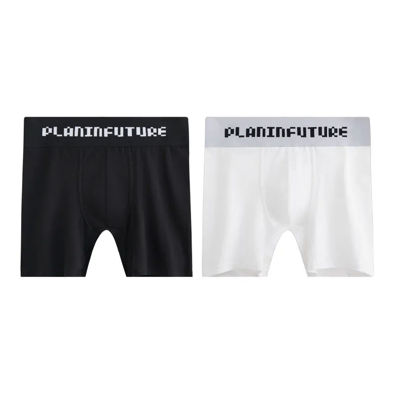 PLAN IN Underpants Men's Combo Set Black White Gray-8
