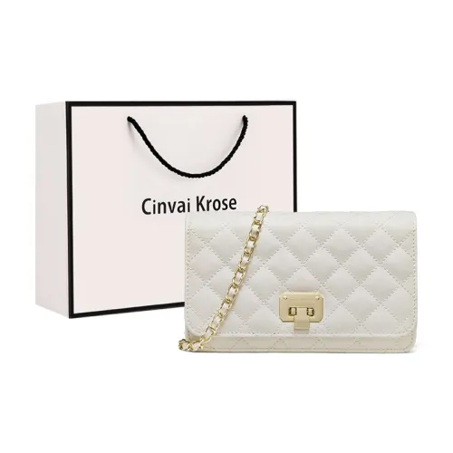Simvay Clos Cow Leather With Synthetic Leather Shoulder Bag Crossbody Bag Small Square Bag Small Size Women's