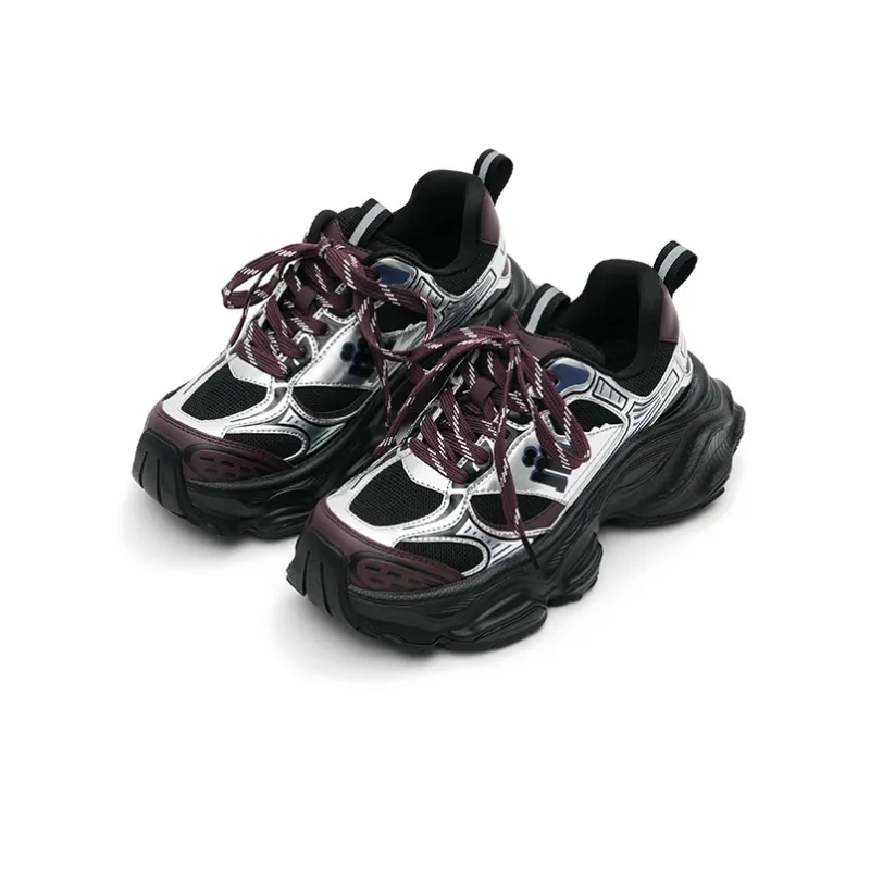 MASOOMAKE Height Increasing Chunky Sneakers Women's-6