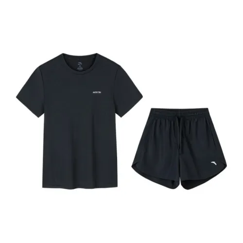 Anta Variety Training Collection Casual Suit Women's Basic Black