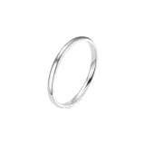 Smooth Finish Plain Band Ring