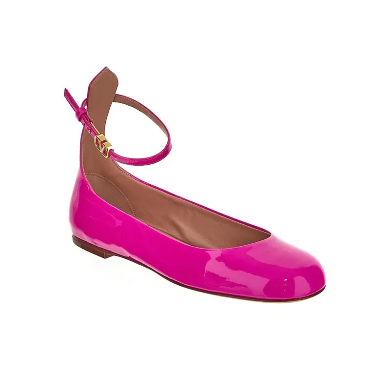Valentino Casual Single Shoes Women's Rose Red-3