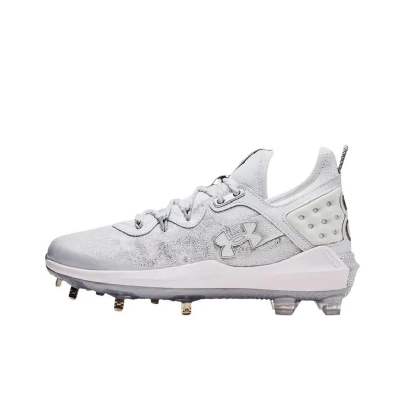 Under Armour Harper 8 Low St White Baseball Grey-0