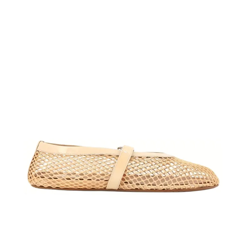 Alaia Casual Single Shoes Women's Beige-1
