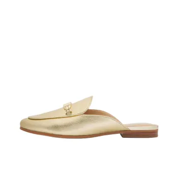 MICHAEL KORS Tiffany Closed Toe Slippers Women's Light Gold